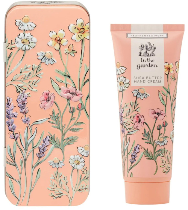 Buy Heathcote & Ivory In The Garden Hand Cream in Embossed Tin at