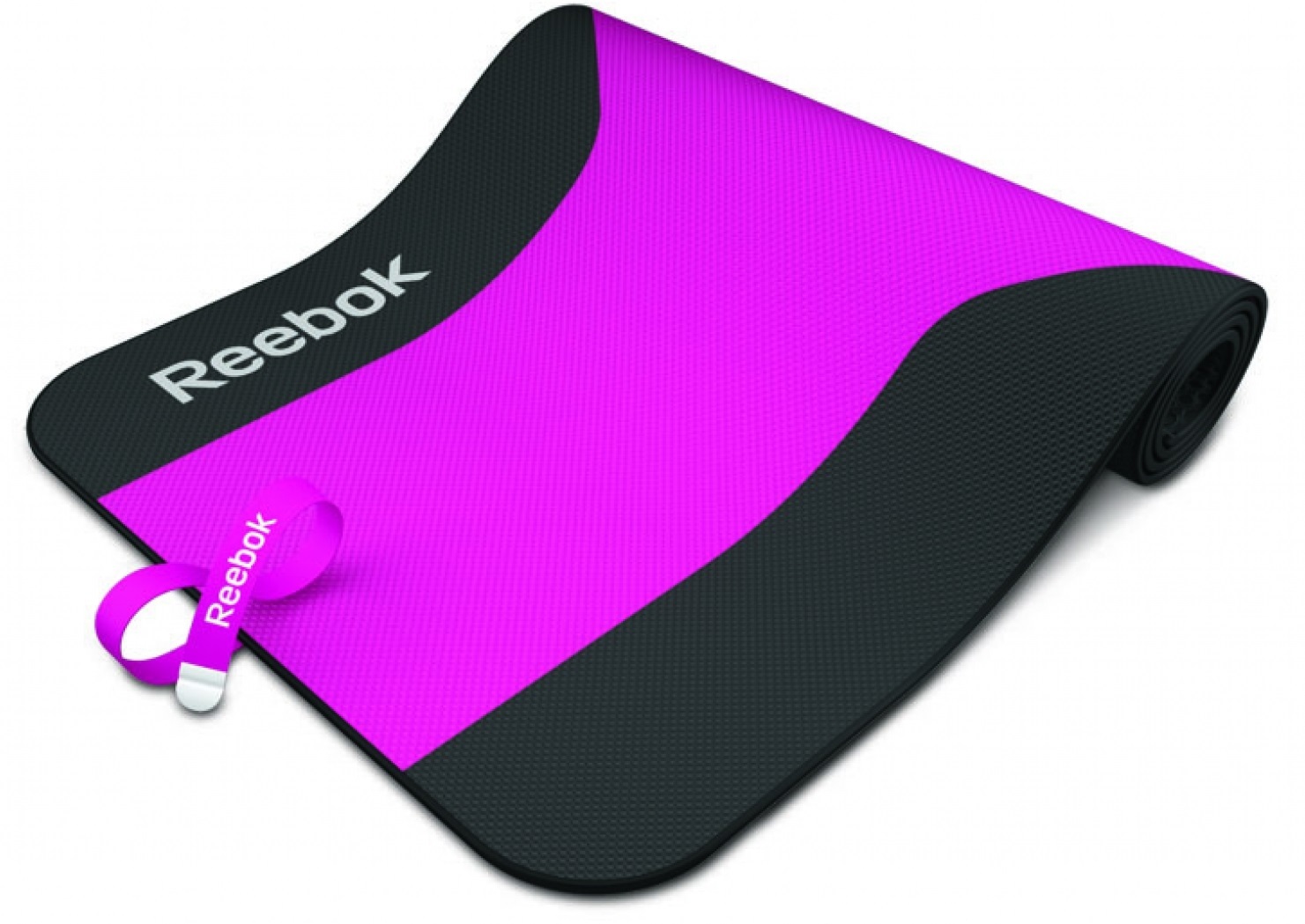 Buy Reebok Yoga Mat Pink/Black at Mighty Ape NZ
