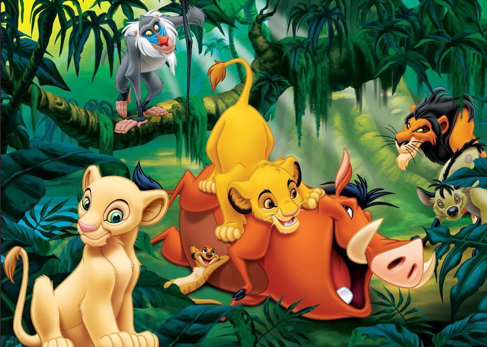 Holdson XL: 100 Piece Puzzle - Lion King (Jungle Fun) image