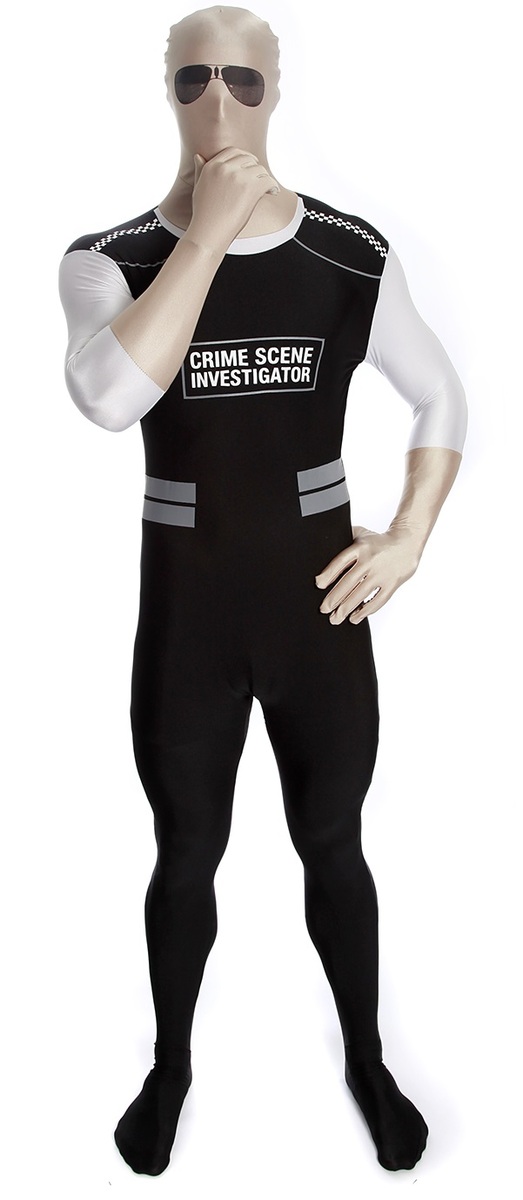 Crime Scene Investigator Morphsuit (Adult Large) image
