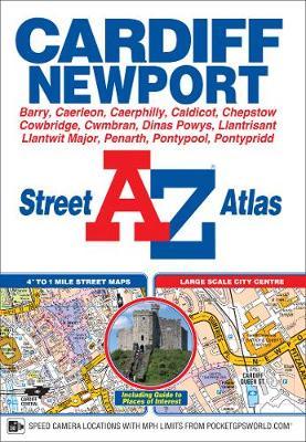Cardiff & Newport Street Atlas by Geographers A-Z Map Company image