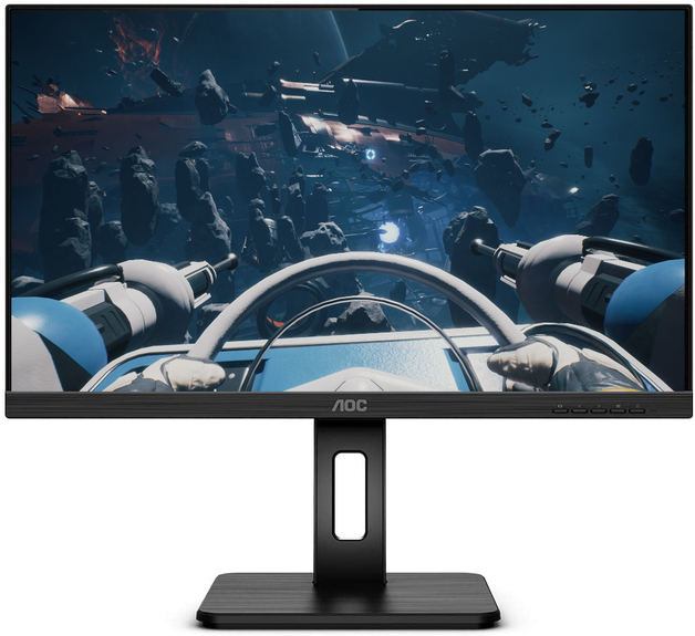 27" AOC Office Monitor with builtin KVM Switch at Mighty Ape NZ