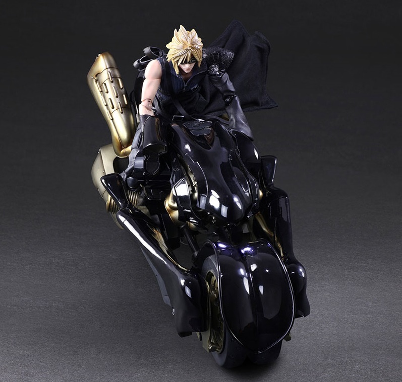 Cloud Strife & Fenrir - Play Arts Kai Figure Set image