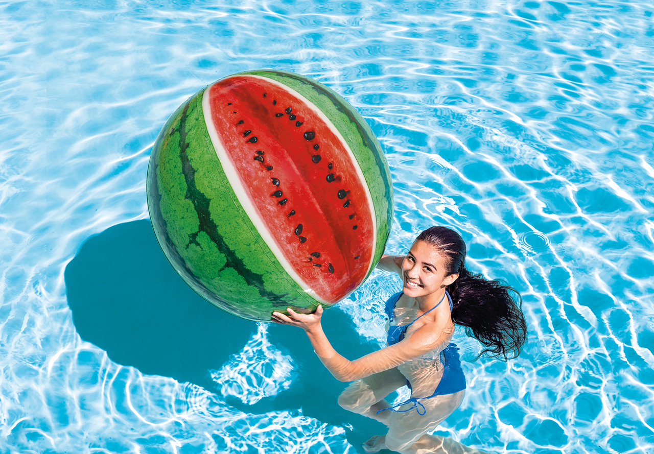 watermelon beach ball