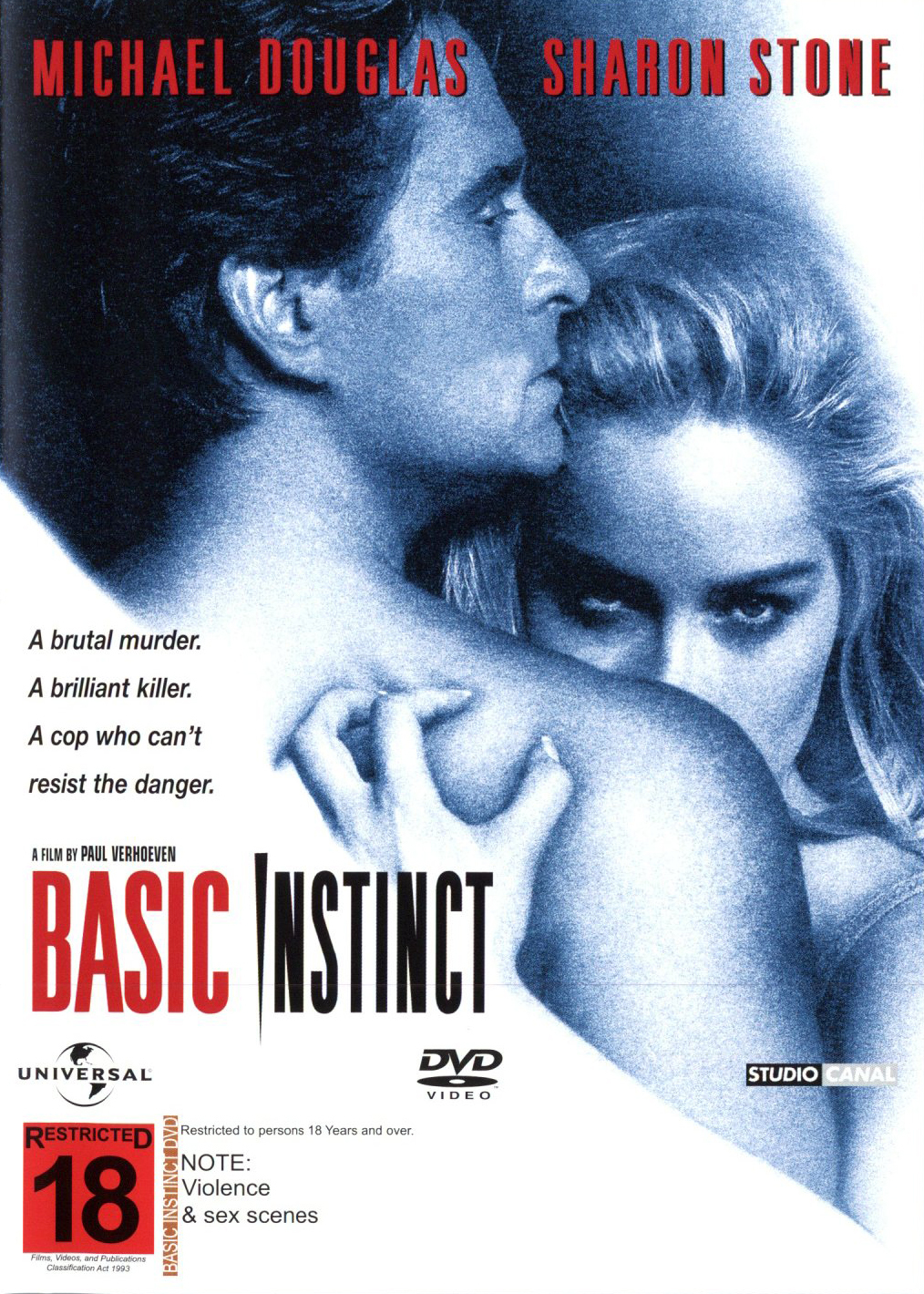 Basic Instinct on DVD image