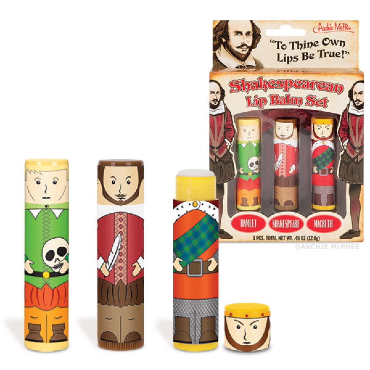 Shakespearean Lip Balm Set