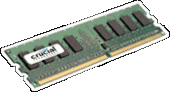 Crucial 1GB 240-pin DIMM DDR2 PC2-4200 NON-ECC DDR2-533 533MHz Crucial 1GB 240-pin DIMM DDR2 PC2-4200 NON-ECC DDR2-533 533MHz