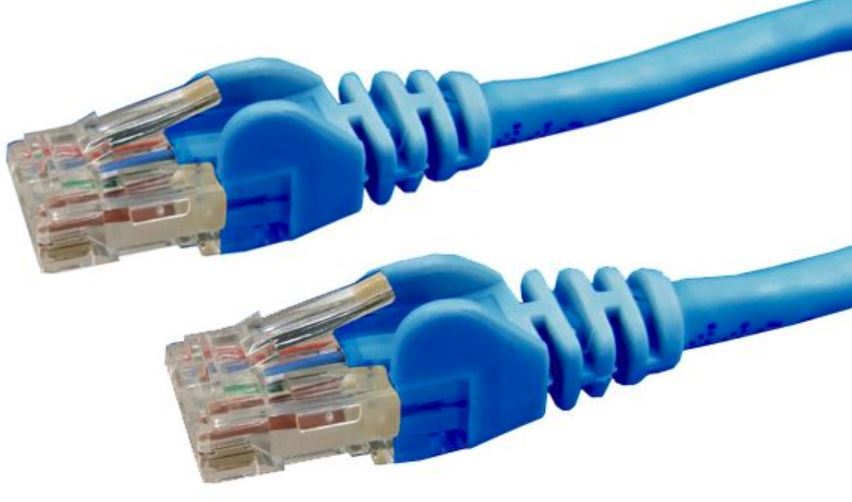 DYNAMIX Cat6 UTP Patch Lead (T568A Specification) 250MHz Slimline Snaggles Moulding - Blue (1.5m)