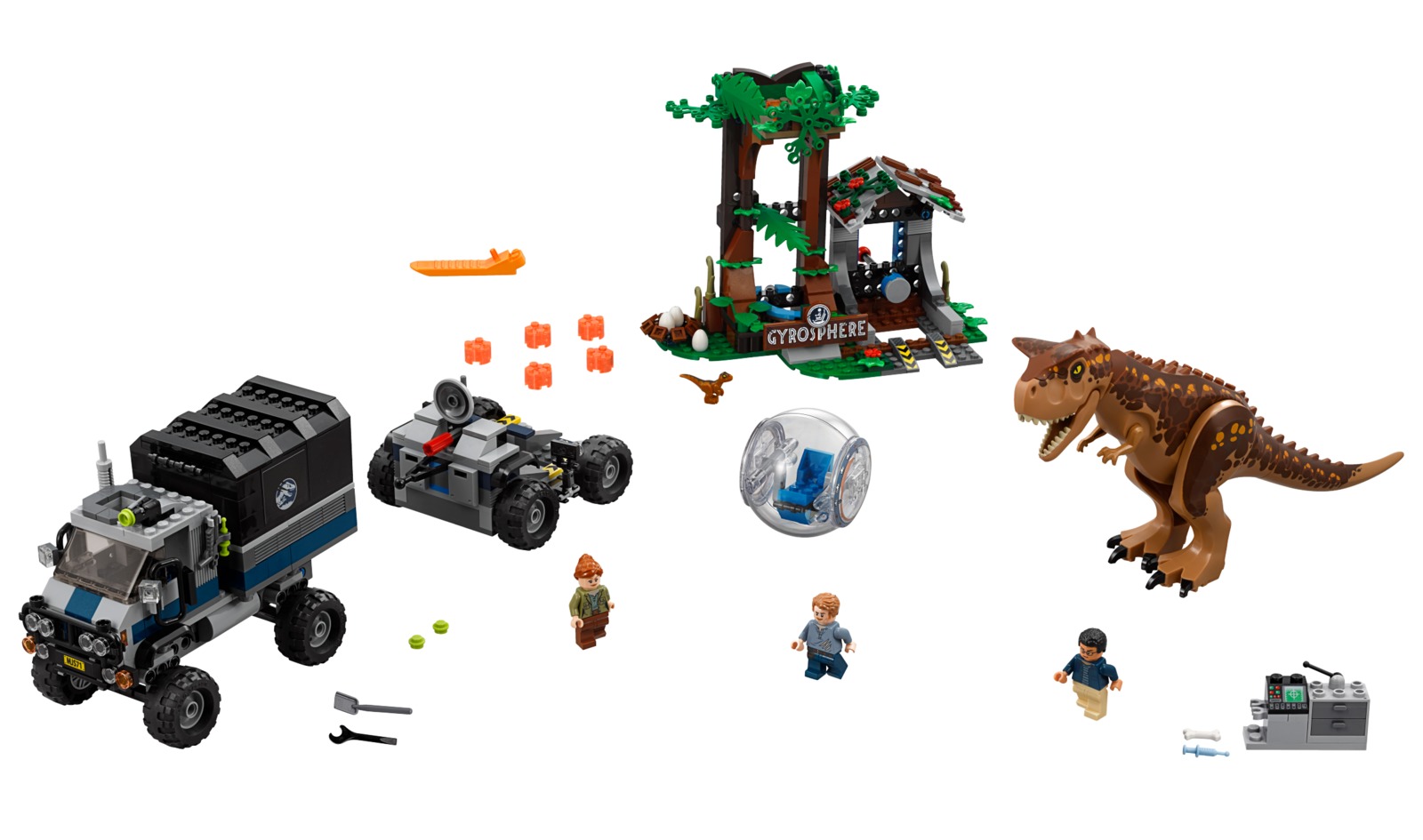 LEGO Jurassic World: Carnotaurus Gyrosphere Escape (75929) image