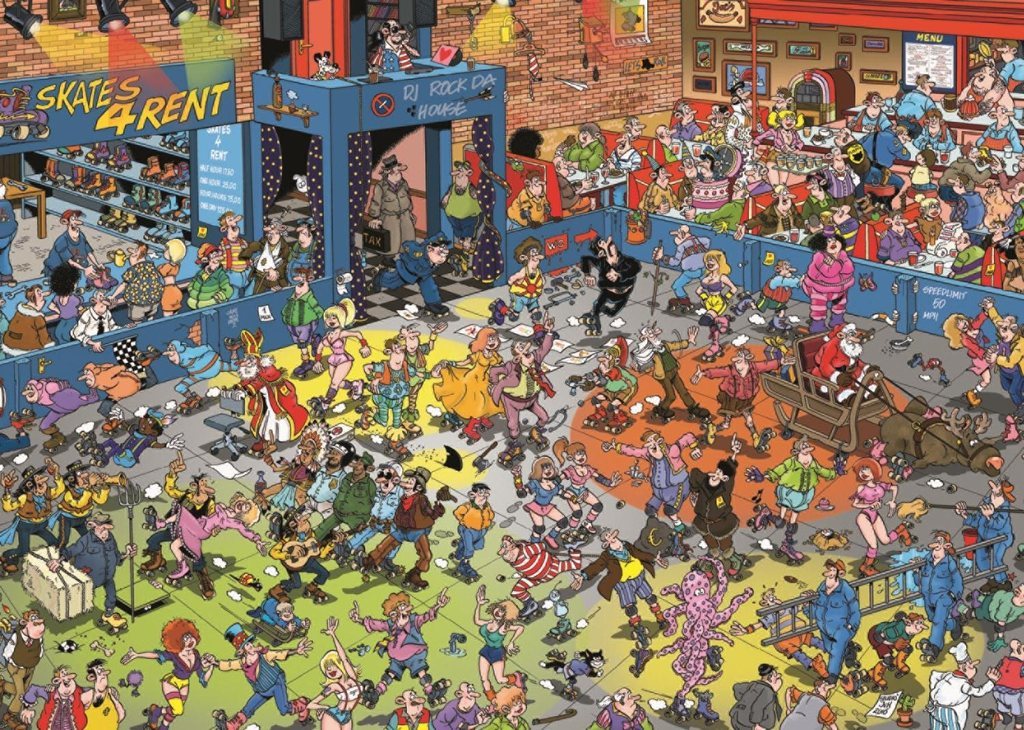 Holdson: 1000 Piece Puzzle - Van Haasteren (Roller Disco) image