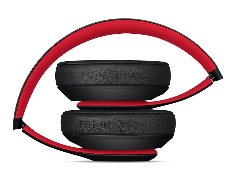 Beats: Studio3 Wireless Over-Ear Headphones - The Beats Decade Collection - With Pure Active Noise Cancellation - Defiant Black/Red image
