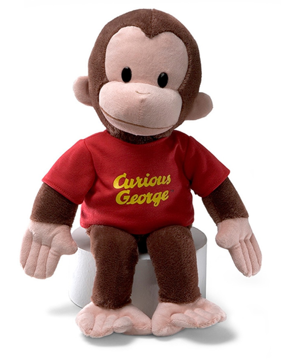 Gund: Curious George (Red Shirt) - 16" Plush image