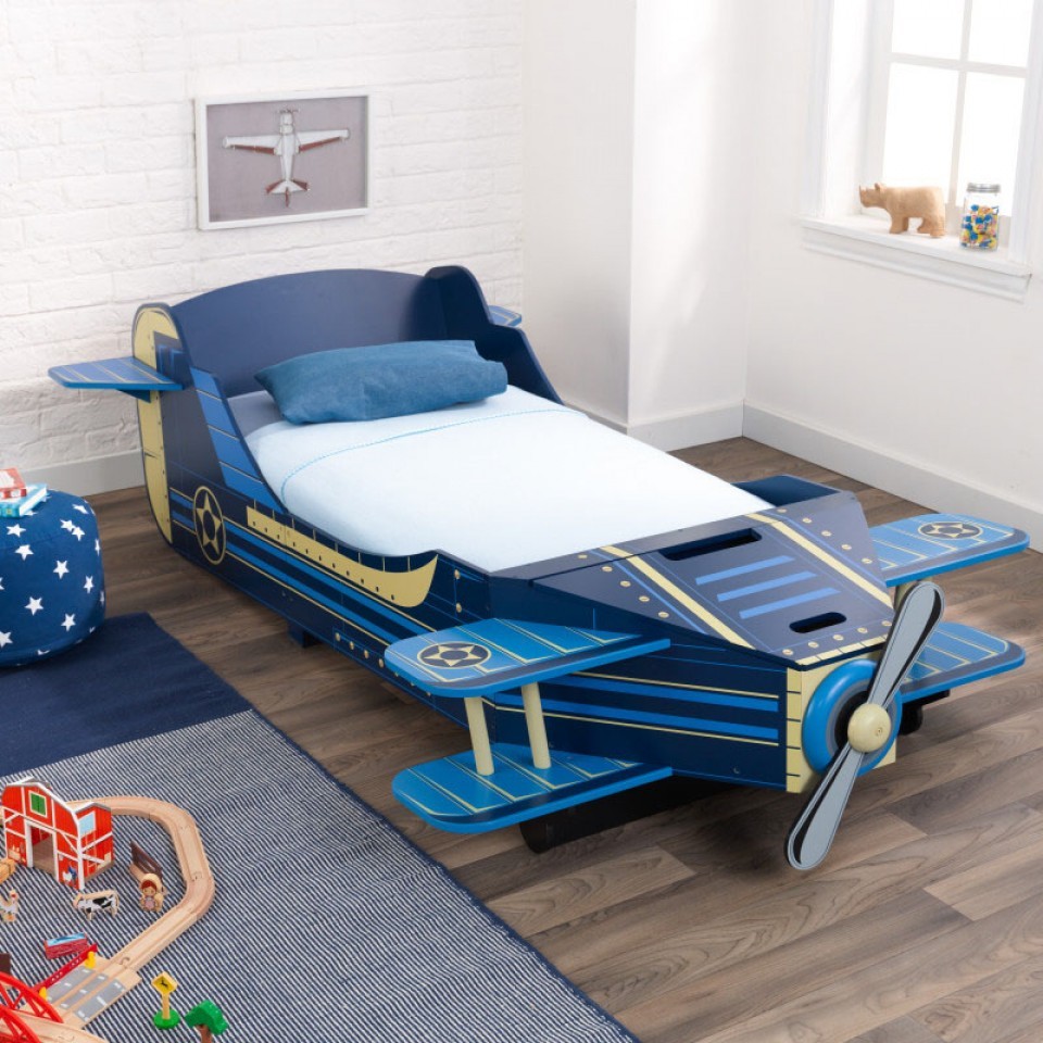 KidKraft - Airplane Toddler Bed image