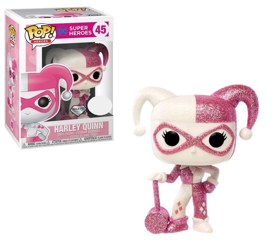 Pink Harley Quinn (Diamond Glitter) - Pop! Vinyl Figure image