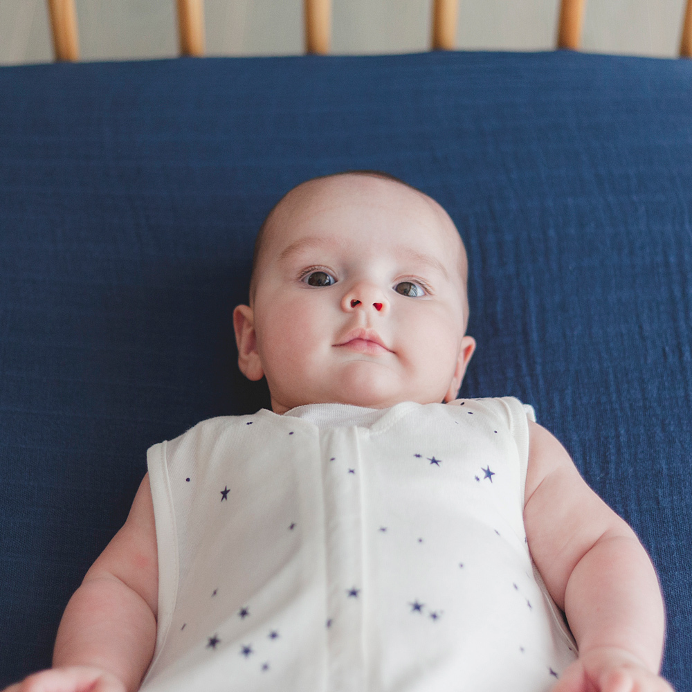 Woolbabe: Summer Weight Sleep Bag - Midnight Stars (3-24 Months) image
