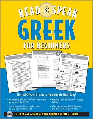 Read and Speak Greek for Beginners (Book W/Audio CD) by Garoufalia/ Middle image
