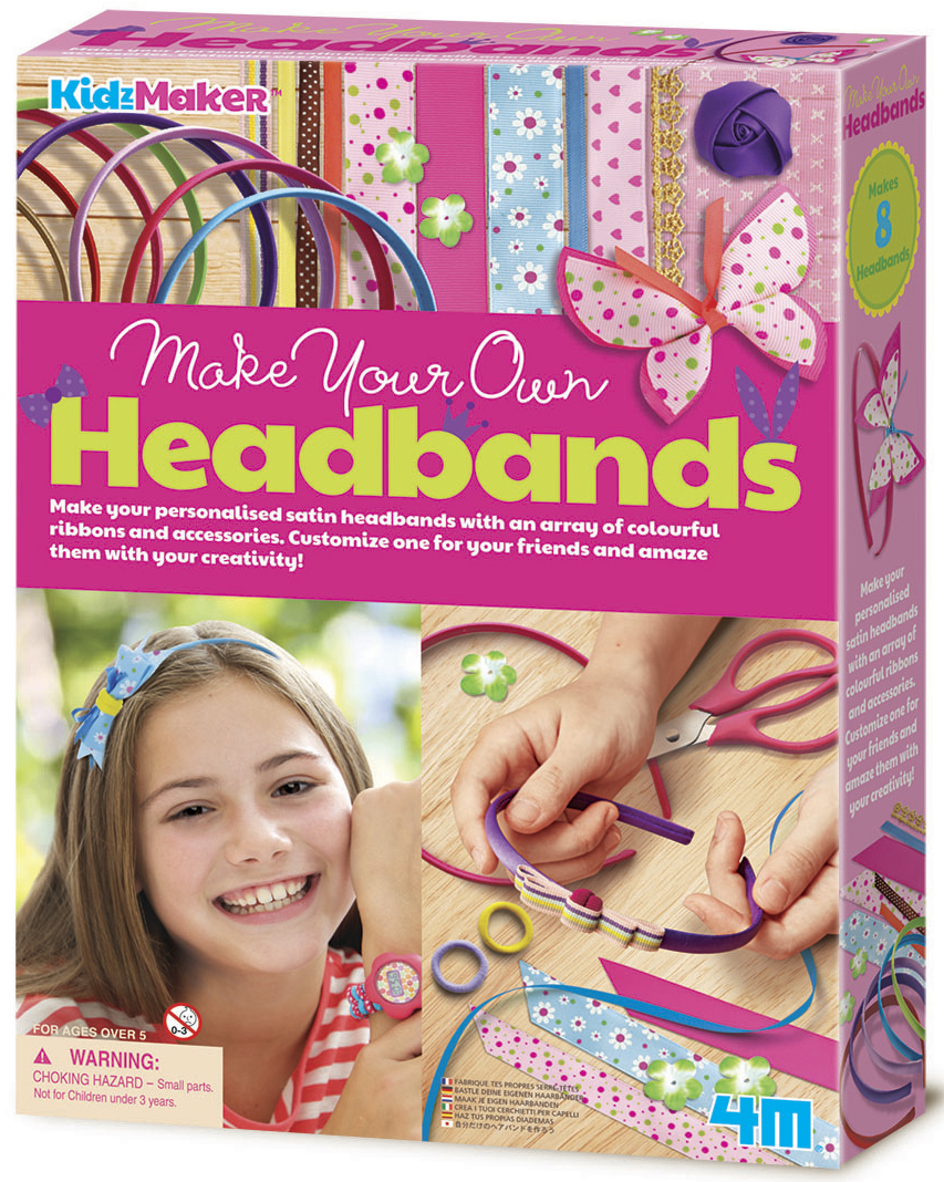 4M KidzMaker: Make Your Own Hair Bands Kit image