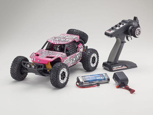 Kyosho 1/10 Axxe Readyset Electric Powered Type 6 - (Pink) image