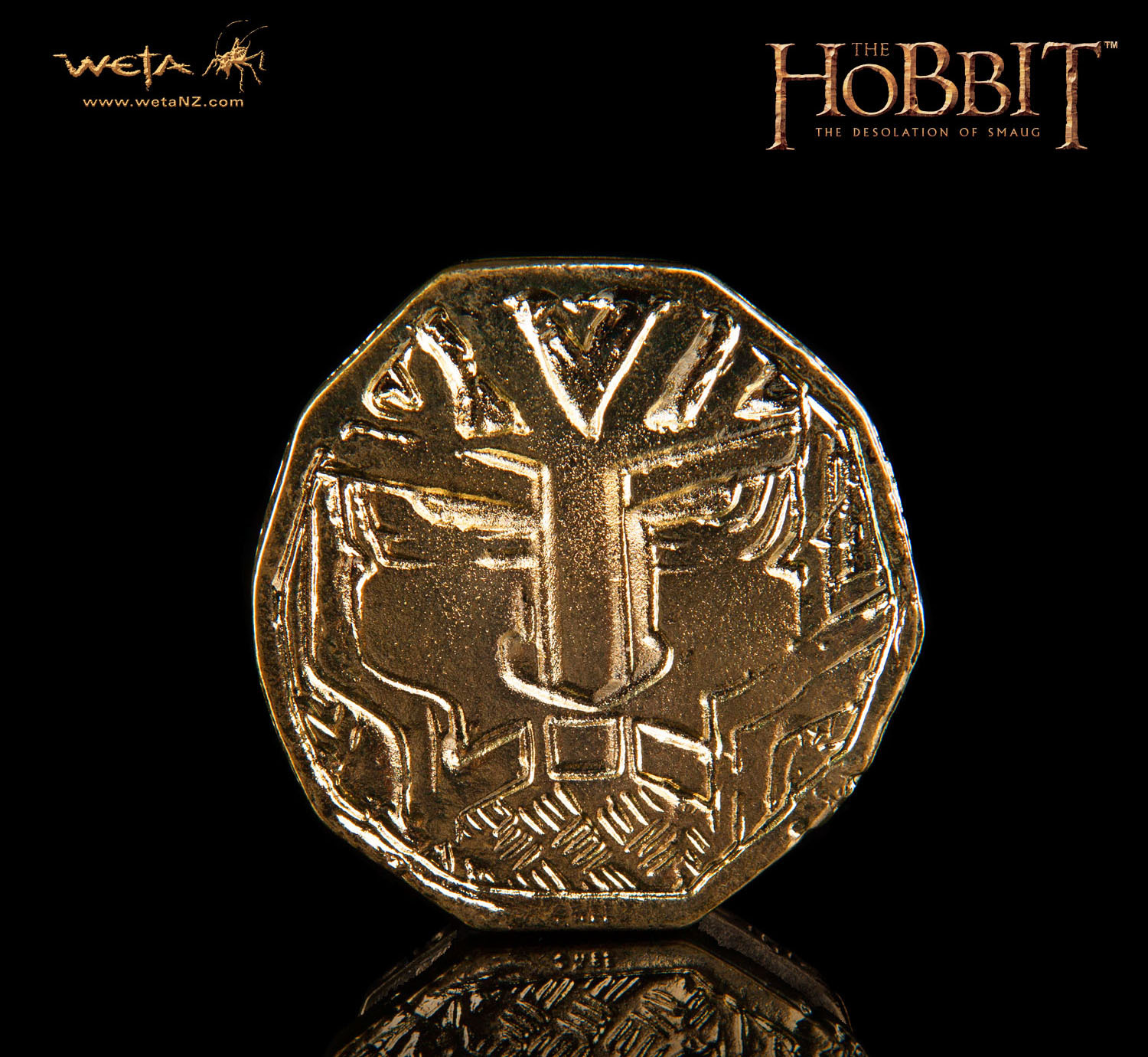 The Hobbit: Desolation of Smaug Treasure Coin #1 - by Weta image