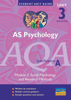 AS Psychology AQA (A): Social Psychology and Research Methods on Paperback by Alison Wadeley