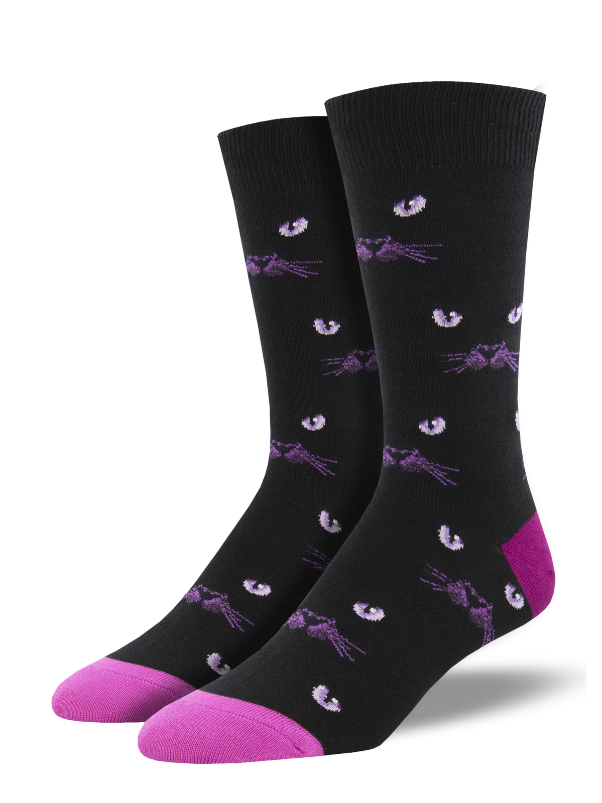 Socksmith: Mens Socks Eyeing You - Black image