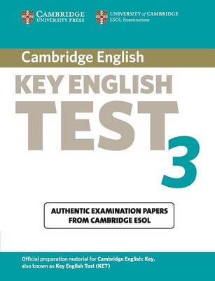 Cambridge Key English Test 3 Student's Book by Cambridge ESOL image