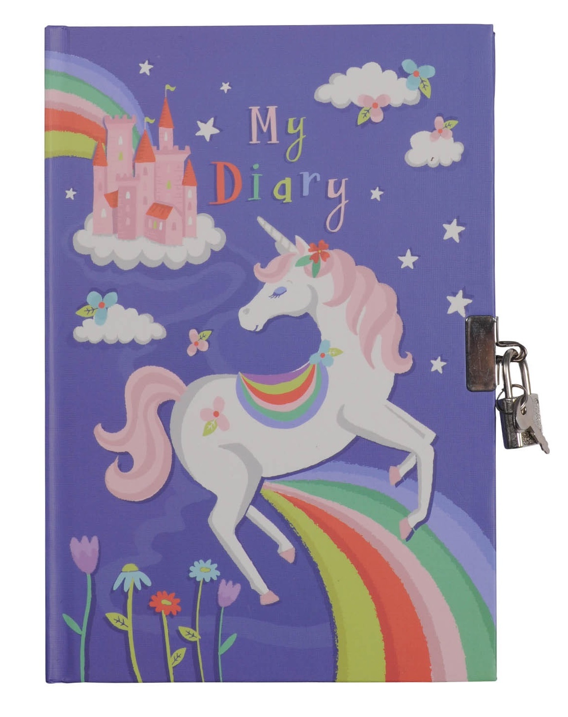 Buy Unicorn Rainbow Lockable Diary at Mighty Ape Australia