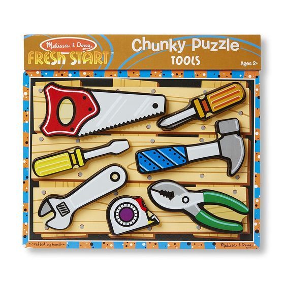 Melissa & Doug: Tools Chunky Wooden Puzzle