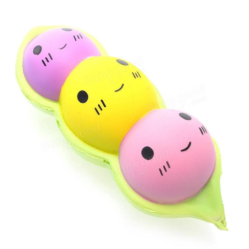I Love Squishy: Peas Squishie Toy - Assorted Colours image