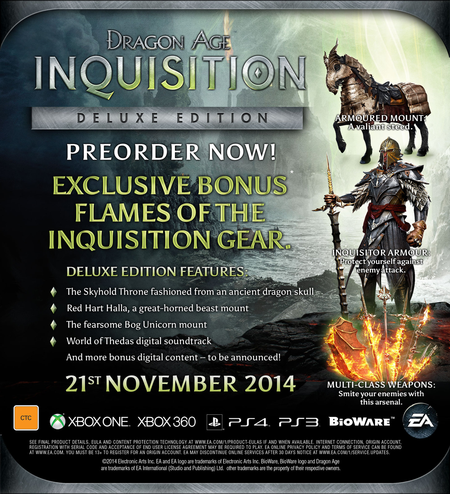 Dragon Age: Inquisition Deluxe Edition on PS4