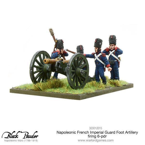 Napoleonic French Imperial Guard Foot Artillery 6 pdr image