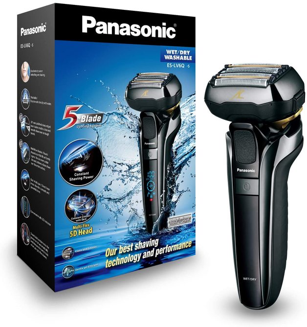 Panasonic 5Blade Wet & Dry Rechargeable Foil Shaver with Linear Motor at Mighty Ape NZ
