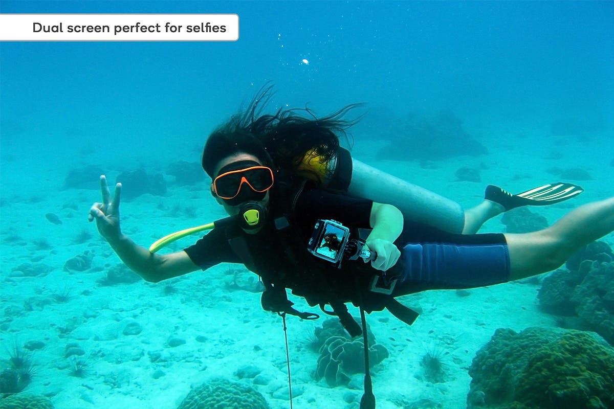 Kogan 4K Dual Screen Action Camera at Mighty Ape NZ