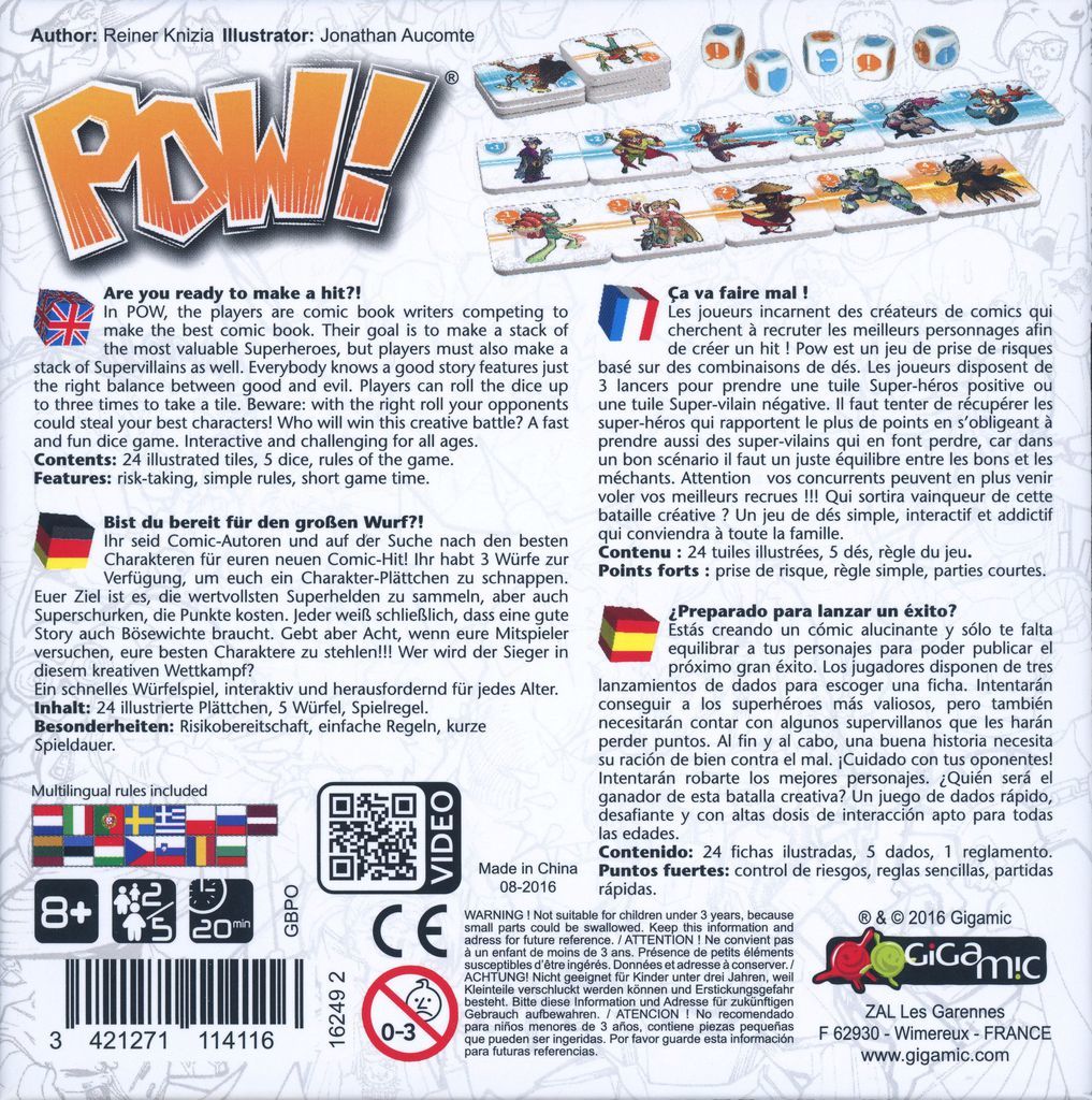 Pow! Board Game at Mighty Ape NZ