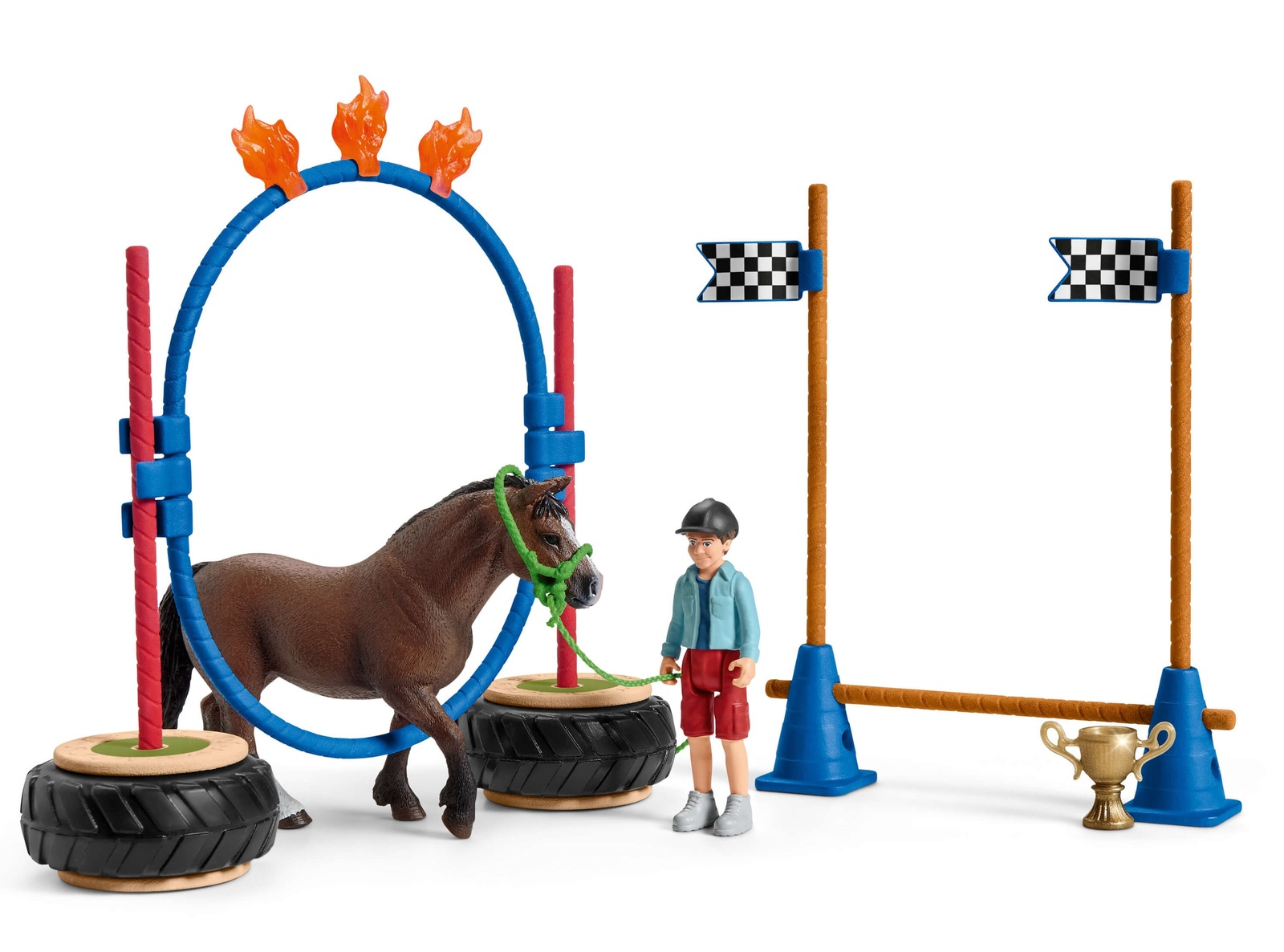 Schleich: Farm World - Pony Agility Race Playset