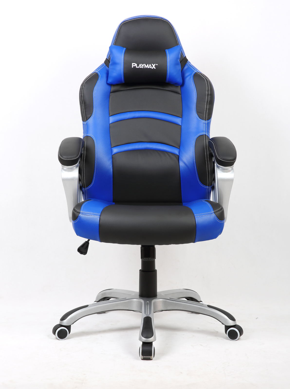 Playmax Gaming Chair Blue and Black Buy Now at Mighty Ape NZ