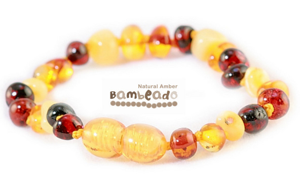 Bambeado: Baby Amber Anklet Bud - Mixed Colours