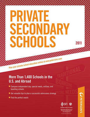Private Secondary Schools 2010-2011 by Peterson's image