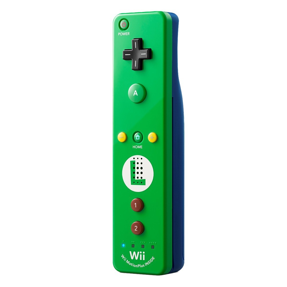 Nintendo Wii U Remote Plus - Luigi (Green/Blue) image