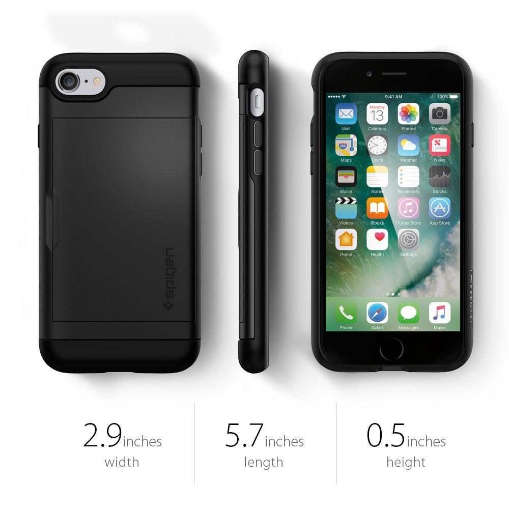 Spigen: iPhone 7 - Slim Armour CS Case (Black) image