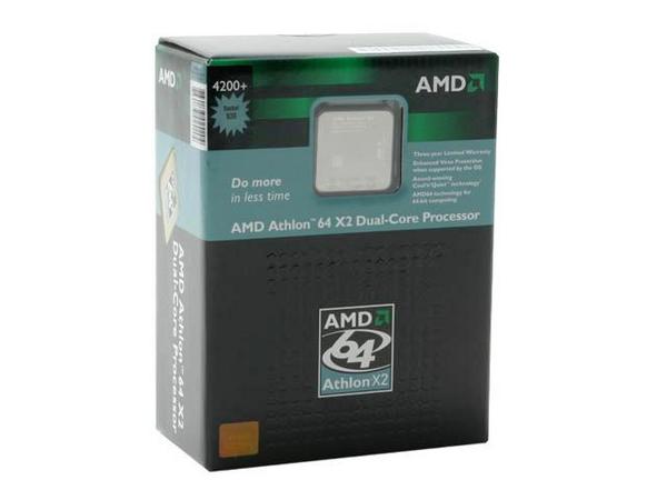 AMD 65W Athlon 64 X2 EE 4200+ Dual Core 64Bit SKT AM2 2000MHZ Hyper Transport image