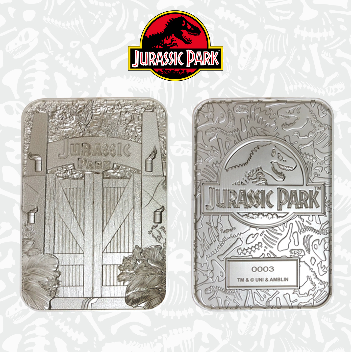 Jurassic Park: Entrance Gates - Metal Card