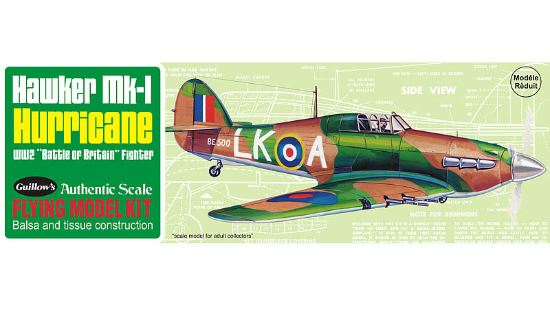 Hawker Hurricane 1/30 Balsa Model Kit image