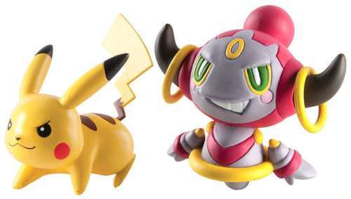 Pokémon: Action Pose Pikachu vs. Hoopa - Figure 2-Pack