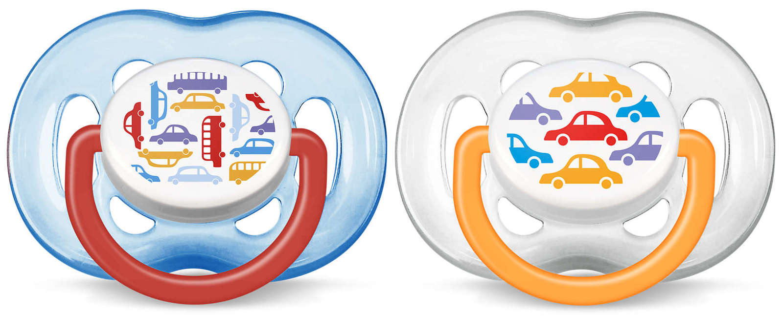 Philips Avent 6m+ Fashion Soother - Blue (2 Pack) image