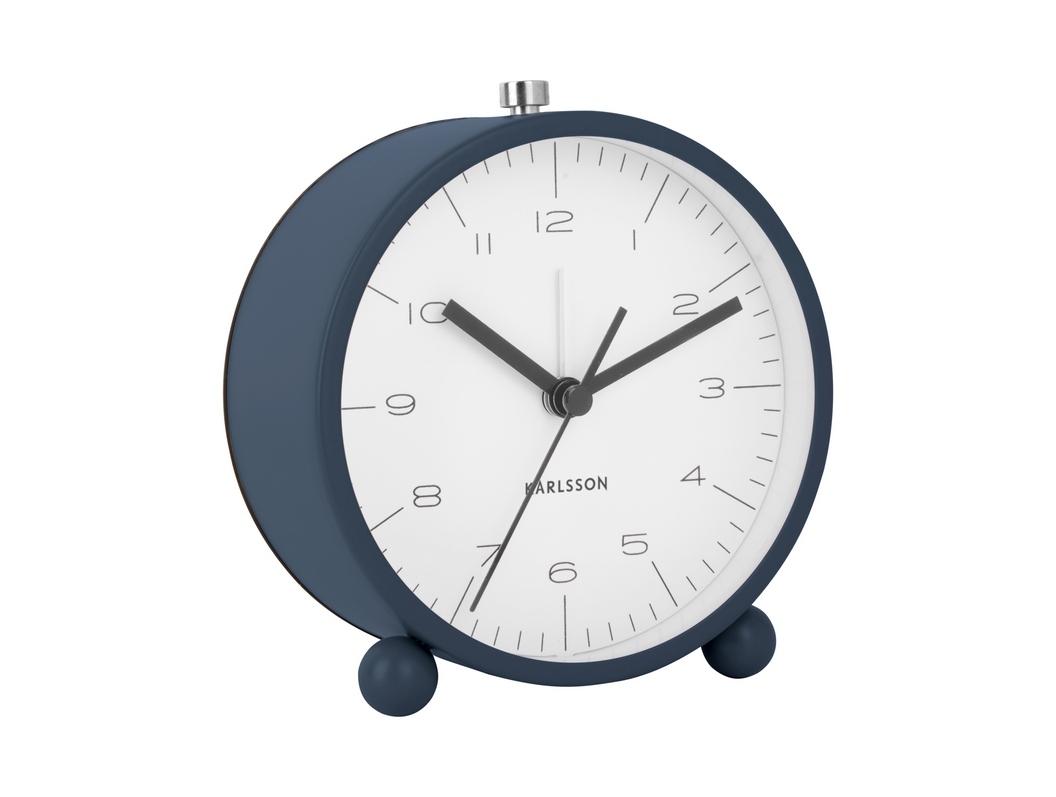 Karlsson Alarm Clock Pellet Feet (Blue) at Mighty Ape NZ