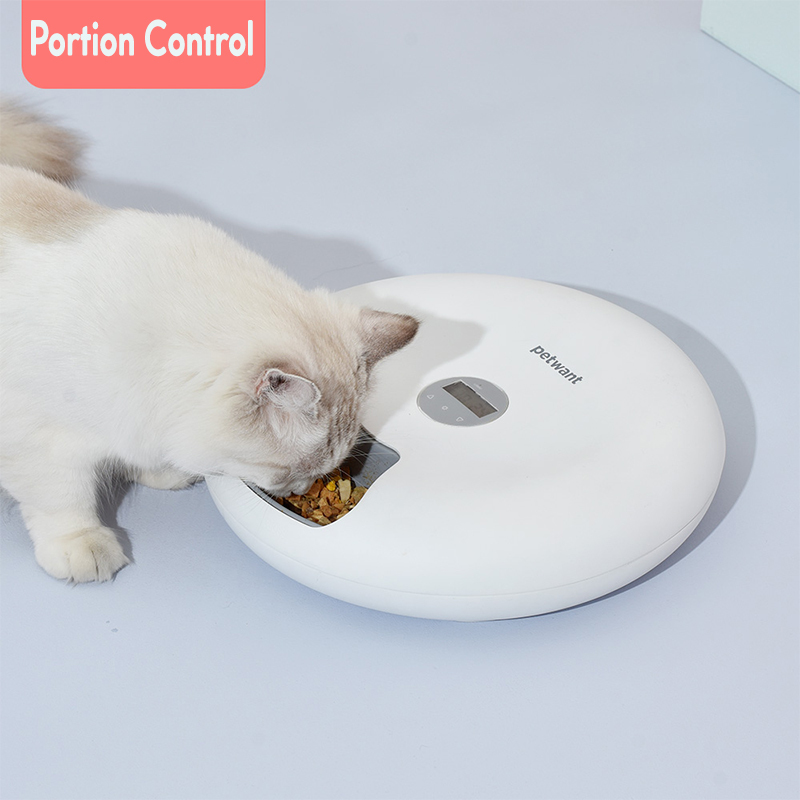 Smart Automatic Pet Feeder 6-Grid 180ml (White) image