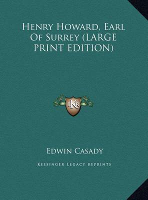 Henry Howard, Earl of Surrey by Edwin Casady image