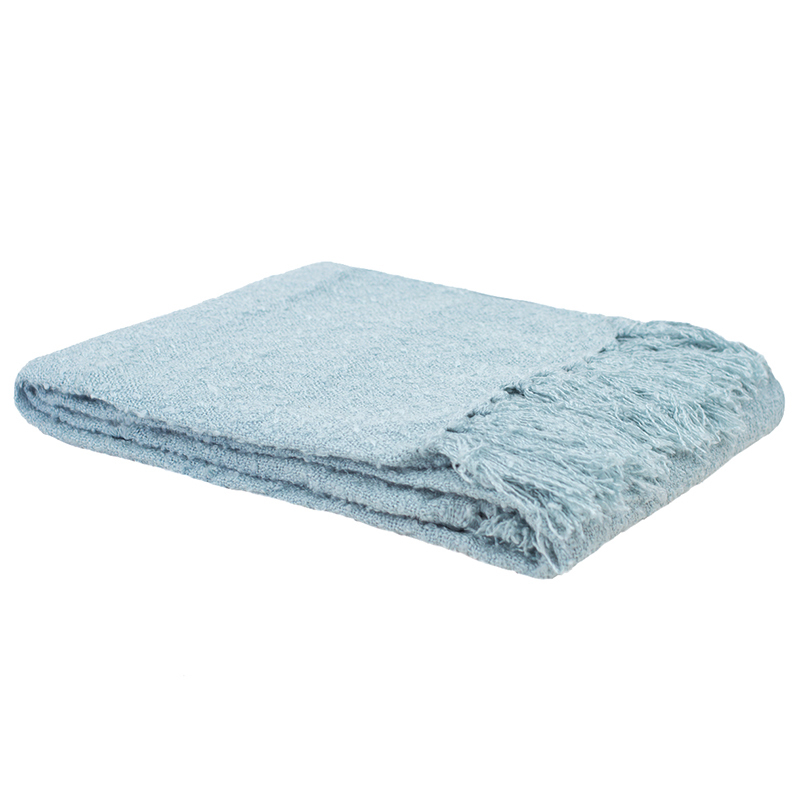 Bambury Boucle Throw Rug (Sky) image