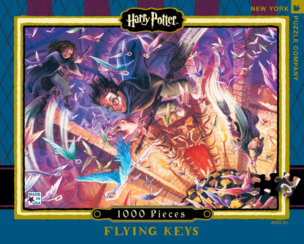 Harry Potter: 1000 Piece Puzzle - Flying Keys image